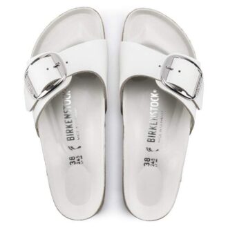 Madrid Big Buckle Natural Leather